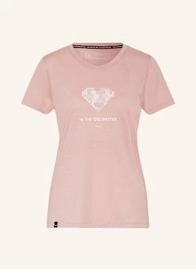 Salewa T-Shirt Pure Heart rosa