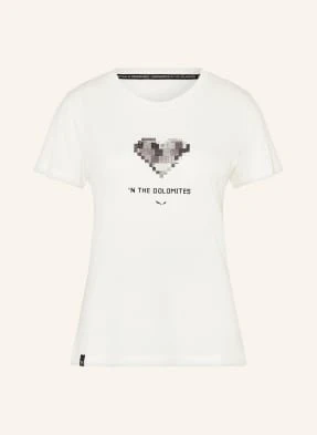 Salewa T-Shirt Pure Heart weiss