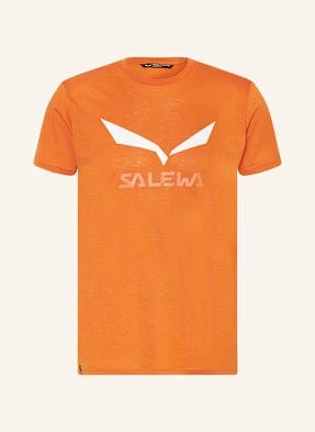 Salewa T-Shirt Solidlogo Dri-Release® orange