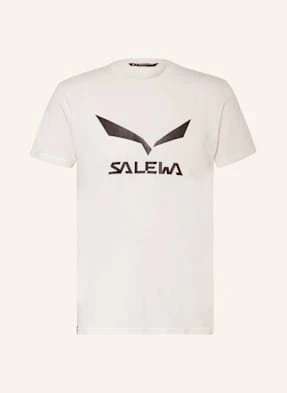Salewa T-Shirt Solidlogo Dri-Release® weiss
