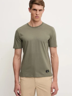 Salewa t-shirt sportowy Eagle męski kolor zielony gładki 00.0000029153