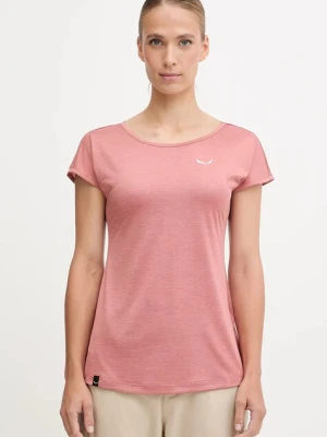 Salewa t-shirt sportowy Puez Melange kolor szary 00.0000026538