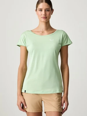 Salewa T-shirt treningowy damski Puez Melange Dry zielony