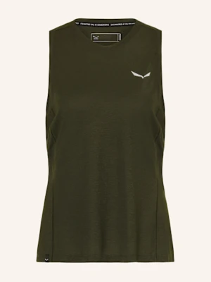 Salewa Tank Top Puez Dry gruen