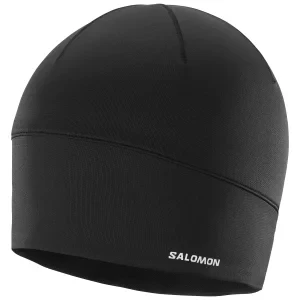 Salomon Active Beanie C20226, Męskie, Czarne, czapki, poliester, rozmiar: OSFA