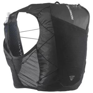 Salomon Active Skin 12 Set C21774, Unisex, Czarne, plecaki, poliester, rozmiar: M
