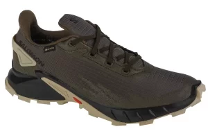 Salomon Alphacross 4 GTX 471169, Męskie, Zielone, buty do biegania, tkanina, rozmiar: 44