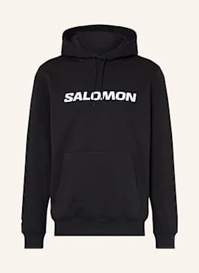 Salomon Bluza Z Kapturem Salomon Logo schwarz