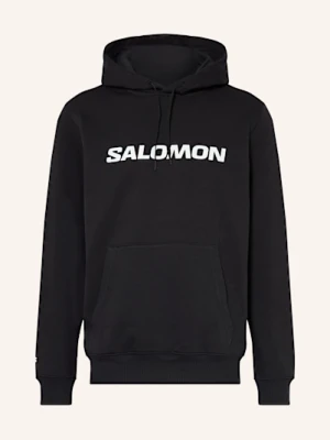 Salomon Bluza Z Kapturem Salomon Logo schwarz
