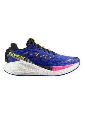SALOMON Buty "AERO GLIDE 4" w kolorze czarno-różowo-niebieskim do biegania rozmiar: 44 2 / 3