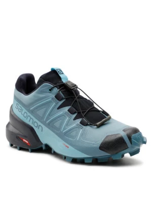 Salomon Buty do biegania Speedcross 5 Wide W 414631 20 V0 Niebieski