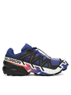 Salomon Buty do biegania Speedcross 6 Gore-Tex Equipe L47982800 Granatowy