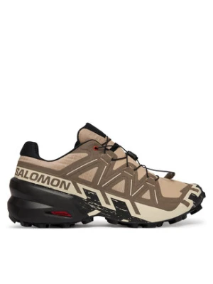Salomon Buty do biegania Speedcross 6 L47811000 Brązowy