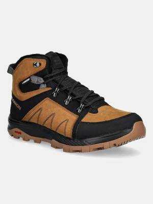 Salomon buty OUTCHILL TS WP kolor brązowy lekko ocieplone L47381900