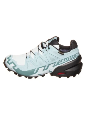 SALOMON Buty "Speedcross 6 GTX" w kolorze biało-turkusowym do biegania rozmiar: 38 2 / 3