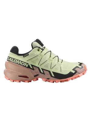 SALOMON Buty "Speedcross 6 GTX" w kolorze zielono-jasnoróżowym do biegania rozmiar: 36 2/3