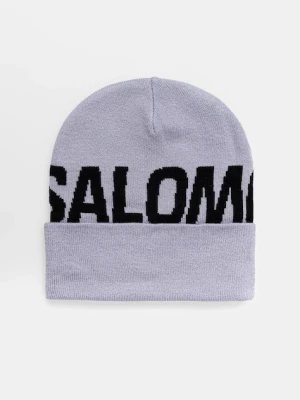 Salomon czapka kolor fioletowy LC2630100