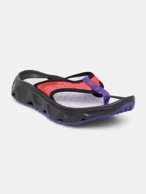 Salomon japonki REELAX BREAK 6.0 damskie kolor niebieski na płaskim obcasie L47741600