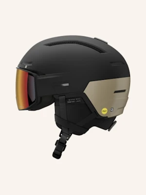 Salomon Kask Narciarski Driver Prime Sigma Photo Mips Z Wizjerem schwarz