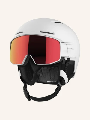 Salomon Kask Narciarski Driver Prime Sigma Photo Mips Z Wizjerem weiss BIAŁY