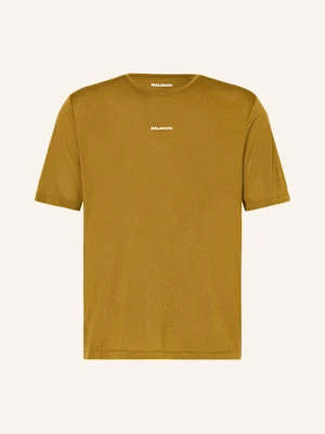 Salomon Koszulka Do Biegania Shakeout Core gelb