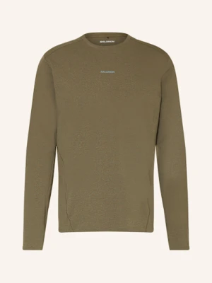 Salomon Koszulka Z Długim Rękawem Trackline gruen