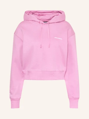 Salomon Krótka Bluza Z Kapturem pink