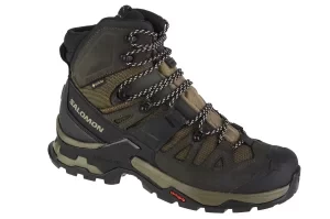 Salomon Quest 4 GTX 412925, Męskie, Zielone, buty trekkingowe, nubuk, rozmiar: 41 1/3