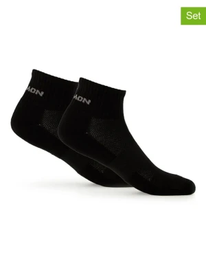 SALOMON Skarpety funkcyjne (2 pary) "Evasion Ankle" w kolorze czarnym rozmiar: 39-41