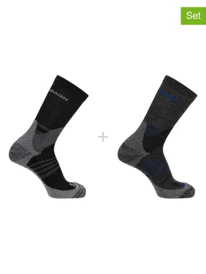 SALOMON Skarpety funkcyjne (2 pary) "X Ultra Access Crew" w kolorze czarnym rozmiar: 36-38