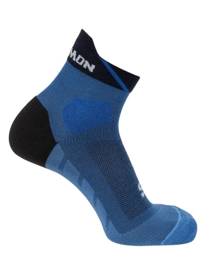 SALOMON Skarpety funkcyjne "Speedcross Ankle" w kolorze niebieskim rozmiar: 36-38