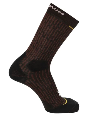 SALOMON Skarpety funkcyjne "Ultra Glide Crew" w kolorze czarno-czerwonym rozmiar: 42-44