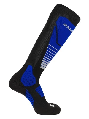 SALOMON Skarpety narciarskie "S / PRO" w kolorze niebiesko-czarnym rozmiar: 39-41