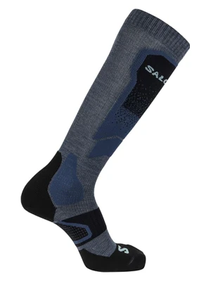 SALOMON Skarpety narciarskie "S / S / MAX" w kolorze czarno-granatowym rozmiar: 36-38