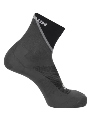 SALOMON Skarpety "Pulse Ankle" w kolorze antracytowo-czarnym do biegania rozmiar: 39-41