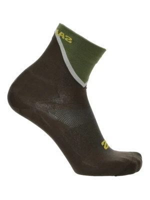 SALOMON Skarpety "Pulse Ankle" w kolorze oliwkowo-brązowym do biegania rozmiar: 42-44