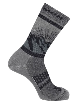 SALOMON Skarpety trekkingowe "Retro Wool" w kolorze szaro-niebieskim rozmiar: 42-44