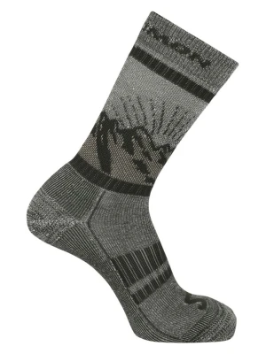 SALOMON Skarpety trekkingowe "Retro Wool" w kolorze szaro-oliwkowym rozmiar: 42-44