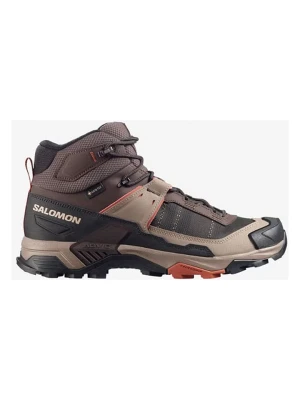 SALOMON Skórzane buty trekkingowe "X ULTRA 5 MID GTX" w kolorze beżowo-brązowym rozmiar: 44
