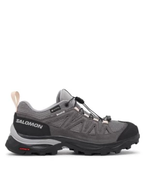 Salomon Sneakersy X Ward Leather GORE-TEX L47182400 Czarny