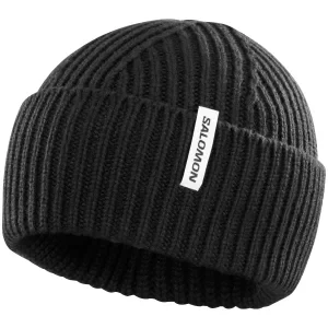 Salomon Snowbird U Beanie LC2303100, Unisex, Czarne, czapki, akryl, rozmiar: OSFA