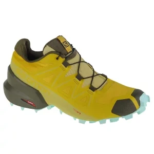 Salomon Speedcross 5 W 416097, Damskie, Żółte, buty do biegania, tkanina, rozmiar: 39 1/3