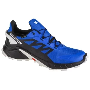 Salomon Supercross 4 GTX 471196, Męskie, Niebieskie, buty do biegania, tkanina, rozmiar: 41 1/3