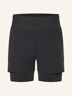 Salomon Szorty Do Biegania 2 W 1 Sense Aero schwarz