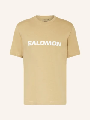 Salomon T-Shirt beige
