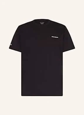 Salomon T-Shirt Chest Logo schwarz