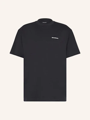 Salomon T-Shirt Chest Logo schwarz
