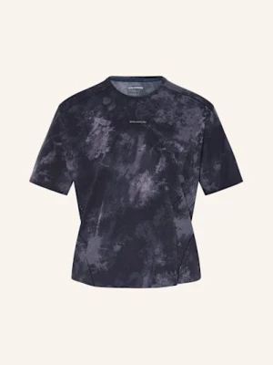 Salomon T-Shirt Trackline blau