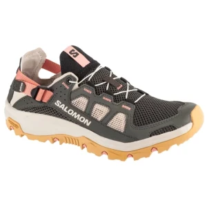 Salomon Techamphibian 5 W L47750800, Damskie, Zielone, buty do wody, przewiewna siateczka, rozmiar: 40 2/3