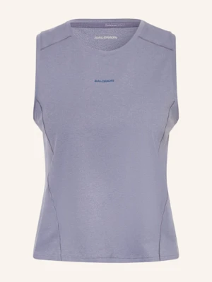 Salomon Top Trackline lila